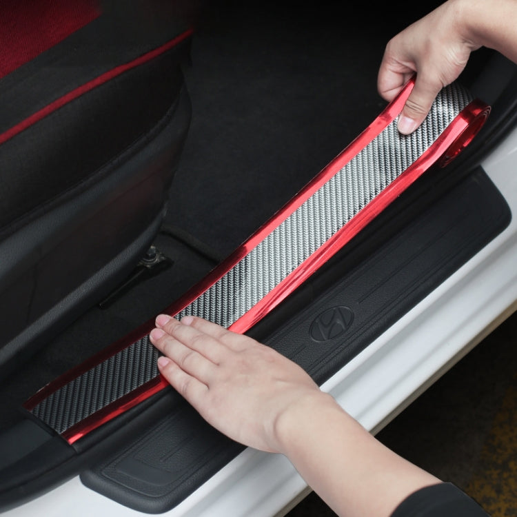 6m Car Bumper Anti-Collision Strip, Color: Carbon Fiber Black 10cm - In Car by buy2fix | Online Shopping UK | buy2fix