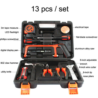 13 PCS / Set JT-13-2 Household Tool Combination Hardware Toolbox - Combination Kit by buy2fix | Online Shopping UK | buy2fix