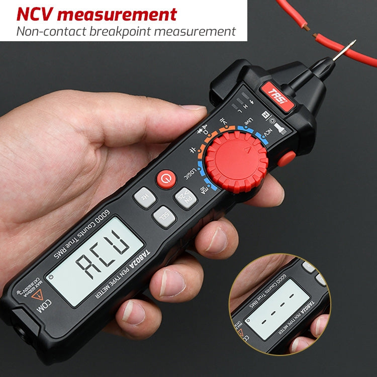 TASI Pen Multimeter Small Portable Intelligent Universal Table, Style: TA802A Automatic Range - Digital Multimeter by TASI | Online Shopping UK | buy2fix