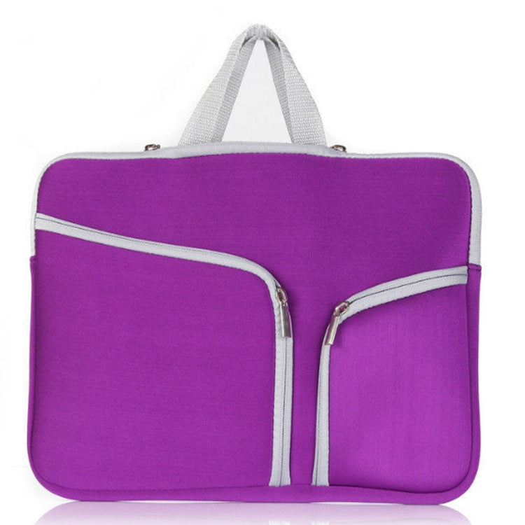 T228 Diving Material Computer Bag Multi-pocket Laptop Liner Bag, Size: 14 Inch(Purple) - 14.1 inch by buy2fix | Online Shopping UK | buy2fix