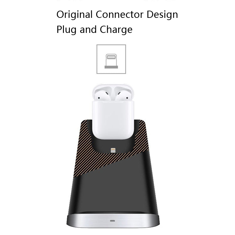 P8A 2 In 1 Wireless Charger For iPhone/QI Phone &AirPods - Apple Accessories by buy2fix | Online Shopping UK | buy2fix