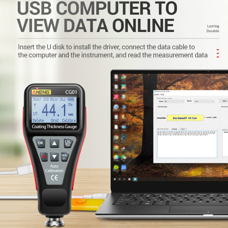 ANENG Iron-aluminum Dual-purpose Coating Thickness Measuring Instrument(CG01) - Consumer Electronics by ANENG | Online Shopping UK | buy2fix