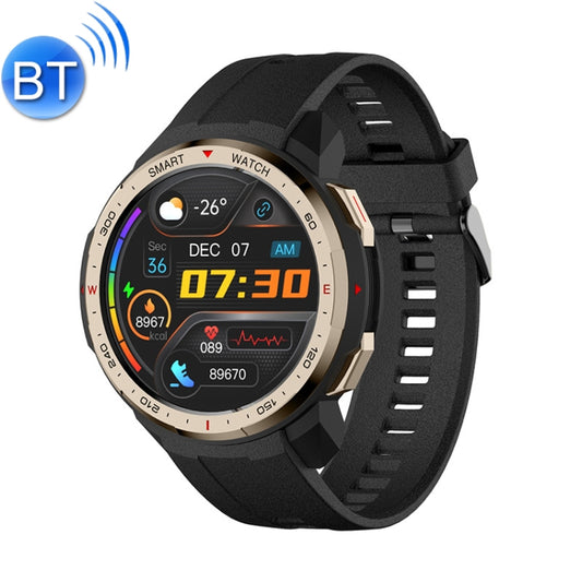 MT12 Smart Call Music Play Guide Step Smart Wireless Sports Watch(Gold) - Smart Wear by buy2fix | Online Shopping UK | buy2fix