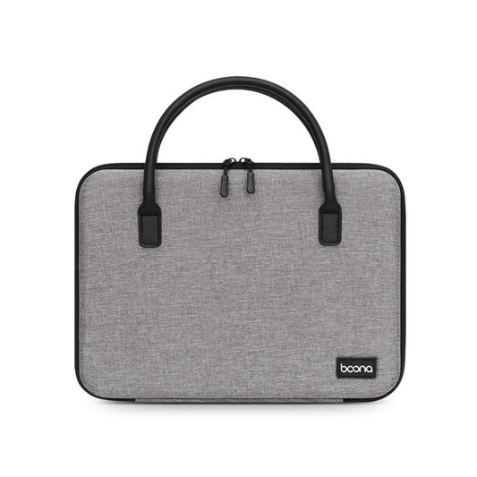 Baona BN-F020 Multifunctional Waterproof Wear-resistant Computer Bag, Specification: Oxford (Gray) - 13.3 inch by Baona | Online Shopping UK | buy2fix