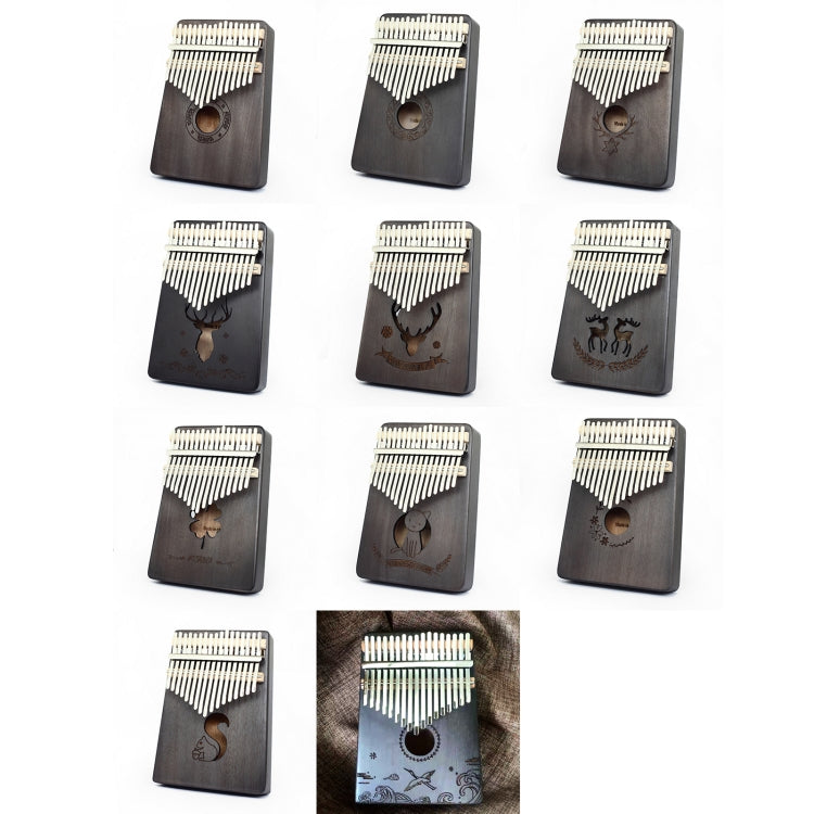 Wooden Portable Thumb Piano(Cat) - Keyboard Instruments by buy2fix | Online Shopping UK | buy2fix
