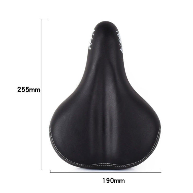 FMFXTR Mountain Bicycle Cushion Saddle Soft Wide Comfortable Spring Seat Cushion(Black) - Bicycle Saddle by FMFXTR | Online Shopping UK | buy2fix