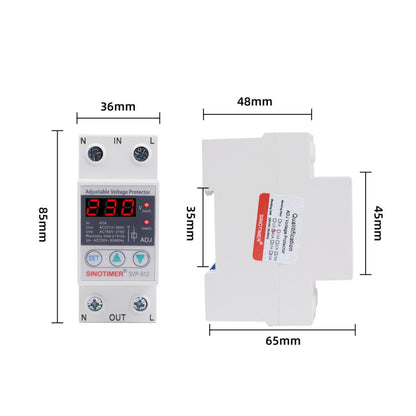 SINOTIMER SVP-912 Adjustable Self-resetting Intelligent Under-voltage Protector, Current: 40A - Consumer Electronics by SINOTIMER | Online Shopping UK | buy2fix