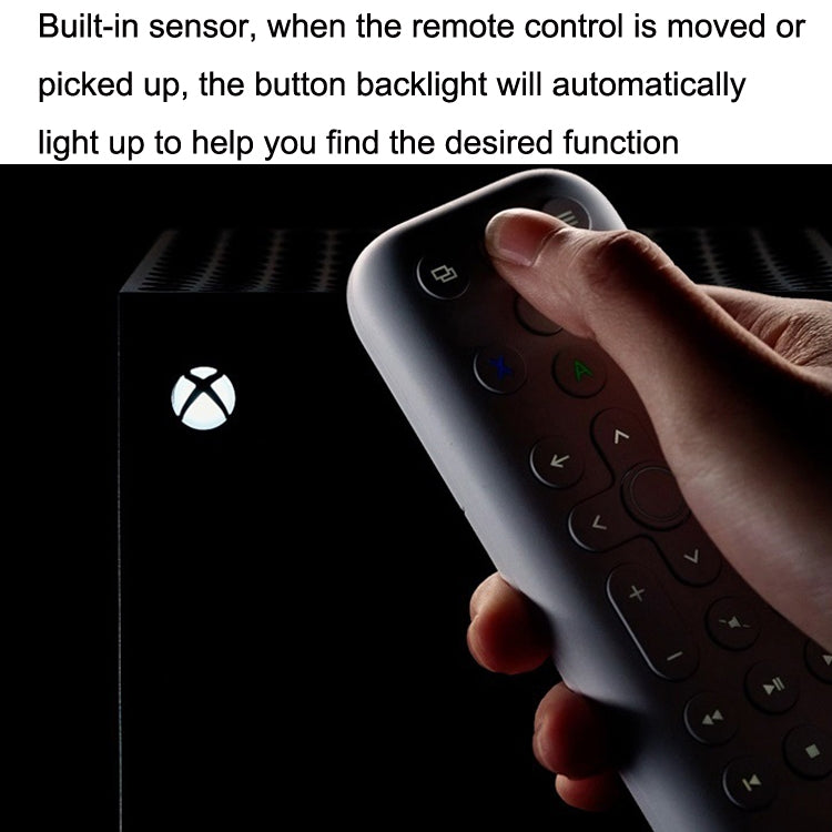 8BitDo Backlit Key Media Remote Control For Xbox, Style: Long Version (Black) - Consumer Electronics by 8BitDo | Online Shopping UK | buy2fix