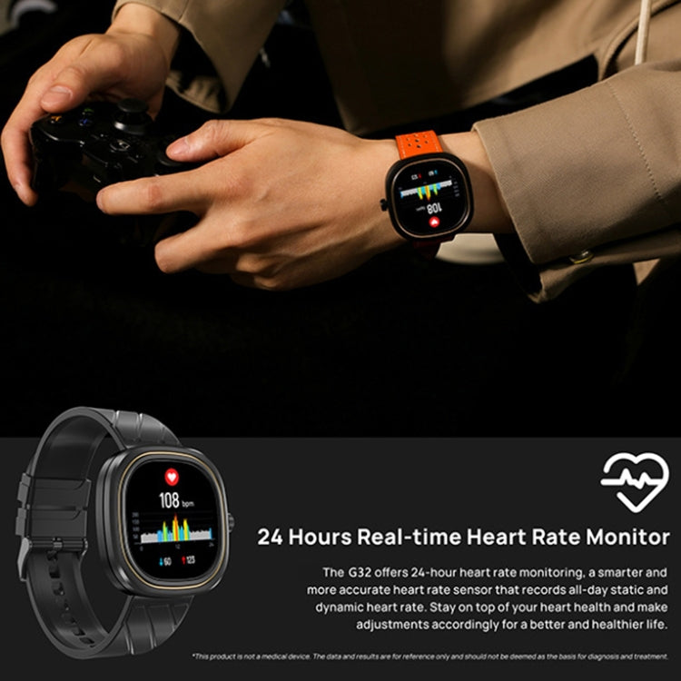 LOANIY G32 1.32 Inch Heart Rate Monitoring Smart Watch(Pink) - Smart Wear by LOANIY | Online Shopping UK | buy2fix
