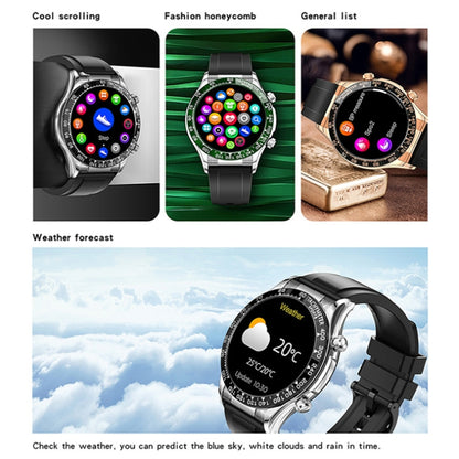 LOANIY E18 Pro Smart Bluetooth Calling Watch with NFC Function, Color: Gold Steel - Smart Watches by LOANIY | Online Shopping UK | buy2fix