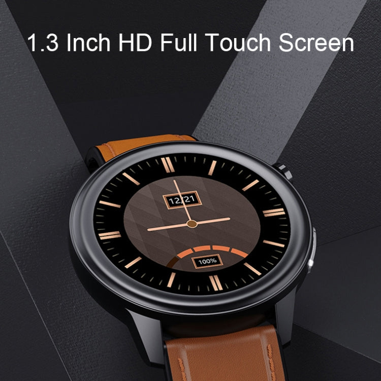 LOANIY E80 1.3 Inch Heart Rate Detection Smart Watch, Color: Black Steel - Smart Watches by LOANIY | Online Shopping UK | buy2fix