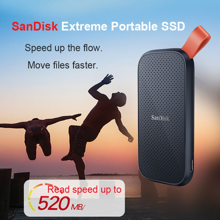 SanDisk E30 High Speed Compact USB3.2 Mobile SSD Solid State Drive, Capacity: 480GB - External Solid State Drives by SanDisk | Online Shopping UK | buy2fix