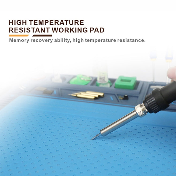 BAKU BA-695  2 in 1 TPR+Silicone Computer Phone Repair Desk Mat Heat Resistant Insulation Mat - Working Mat by BAKU | Online Shopping UK | buy2fix