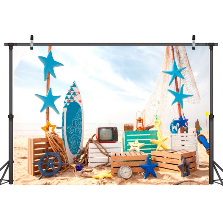 2.1m x 1.5m Beach Surfboard Photography Background Cloth - Camera Accessories by buy2fix | Online Shopping UK | buy2fix