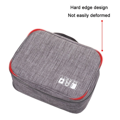 Multifunctional Cationic Digital U Disk Data Cable Storage Bag(Grey) - Other by buy2fix | Online Shopping UK | buy2fix