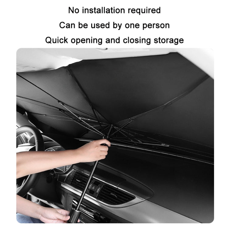 Car Windshield Telescopic Folding Thermal Insulation Parasol, Size: Small - In Car by buy2fix | Online Shopping UK | buy2fix