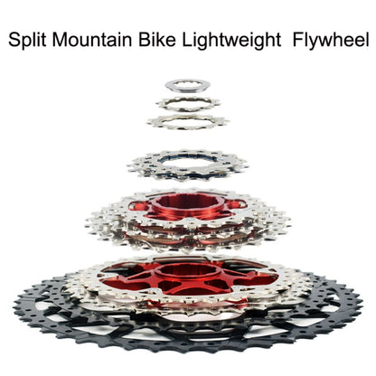 VG Sports Split Mountain Bike Lightweight Cassette Flywheel, Style: 11 Speed 46T (Black) - Outdoor & Sports by VG Sports | Online Shopping UK | buy2fix