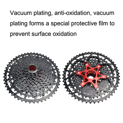 VG Sports Split Mountain Bike Lightweight Cassette Flywheel, Style: 12 Speed 52T (Black) - Outdoor & Sports by VG Sports | Online Shopping UK | buy2fix