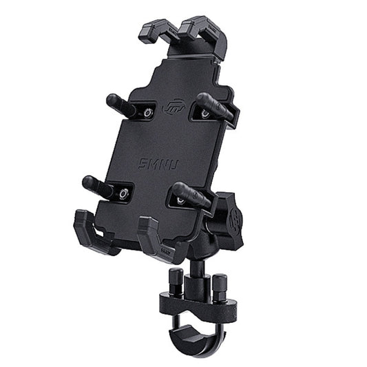 SMNU SM008 Motorcycle Aluminum Alloy Polyclaw Phone Bracket(U-type Handlebar Installation) - Holder by SMNU | Online Shopping UK | buy2fix