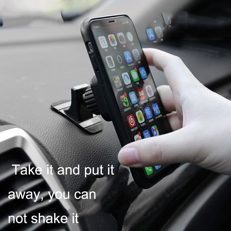 SUMITAP STM-xk565 Car Magnetic Mobile Phone Navigation Bracket Sticky Arc Base(Deep Black) - Car Holders by SUMITAP | Online Shopping UK | buy2fix