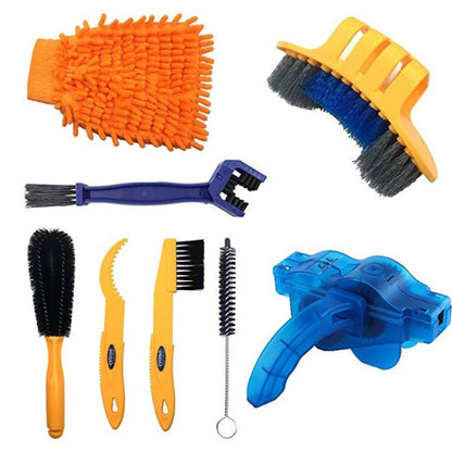 Bike Chain Washer Cleaner Kit Maintenance Tool,Specification: 8 In 1 - Outdoor & Sports by buy2fix | Online Shopping UK | buy2fix