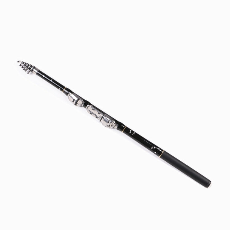 ZHANLANGWANG Carbon Throwing Pole Mini Short Rock Fishing Rod, Length: 1.8m(Black) - Fishing Rods & Accessories by buy2fix | Online Shopping UK | buy2fix