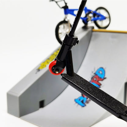Mini Finger Bike Bicycle Finger Skateboards Skate Ramp Parts Set(CDH-7) - Model Toys by buy2fix | Online Shopping UK | buy2fix