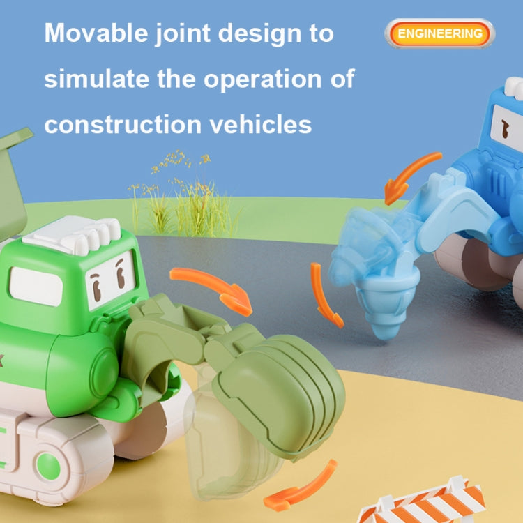 3 PCS 7799 Pressing Inertia Forward Cartoon Children Toy Car(Red) - Model Toys by buy2fix | Online Shopping UK | buy2fix
