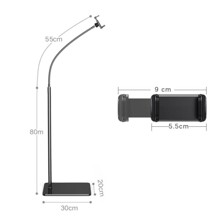 135cm Floor Model Mobile Phone Live Broadcast Bedside Lifting Bracket - Lazy Bracket by buy2fix | Online Shopping UK | buy2fix