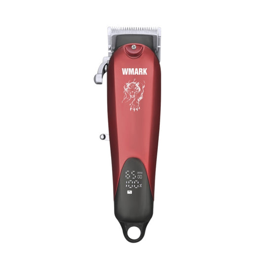 WMARK NG-103B Electric Hair Clipper Wireless LCD Display Hair Clipper(Red) - Hair Trimmer by WMARK | Online Shopping UK | buy2fix