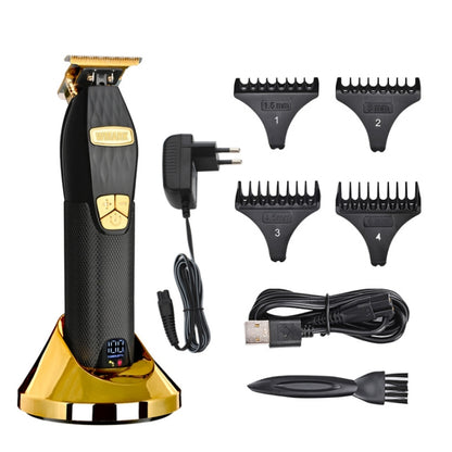 WMARK NG-2033 Engraving Hair Clipper With Base LED Display, EU Plug - Hair Trimmer by buy2fix | Online Shopping UK | buy2fix