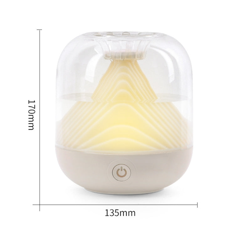 FX-039 USB Charging Ambient Light Humidifier Mountain Mini Wireless Humidifier(White) - Home & Garden by buy2fix | Online Shopping UK | buy2fix