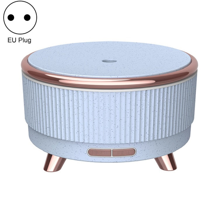 Ultrasonic Aromatherapy Diffuser Humidifier Essential Oil Diffuser EU Plug(Blue Flower Dot) - Home & Garden by buy2fix | Online Shopping UK | buy2fix