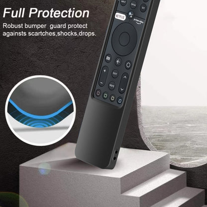 Suitable for Xiaomi P1 Remote Control Twill Washable Drop-proof Silicone Case(Luminous) - Consumer Electronics by buy2fix | Online Shopping UK | buy2fix