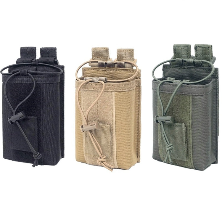 Outdoor Walkie-talkie Protection Bag Storage Belt Pouch(Khaki) - Consumer Electronics by buy2fix | Online Shopping UK | buy2fix