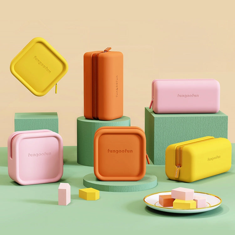 Fungoofun Candy Color EVA Travel Digital Storage Bag Cosmetic Bag, Color: Brick Orange - Digital Storage Bag by Fungoofun | Online Shopping UK | buy2fix
