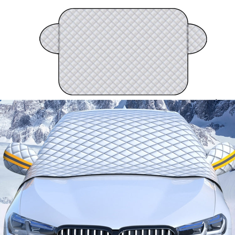 SUITU R-3945 Car Winter Front Glass Snow Shield Defrost Sunshade Thickened Car Clothing, Style: Non-magnet Clip Door - In Car by SUITU | Online Shopping UK | buy2fix