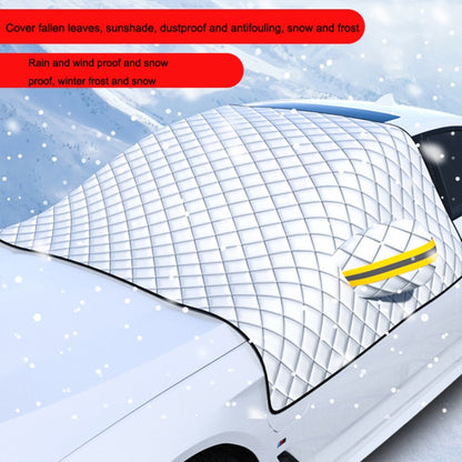 SUITU R-3945 Car Winter Front Glass Snow Shield Defrost Sunshade Thickened Car Clothing, Style: 5 Magnets With Earmuffs - Window Foils & Solar Protection by SUITU | Online Shopping UK | buy2fix