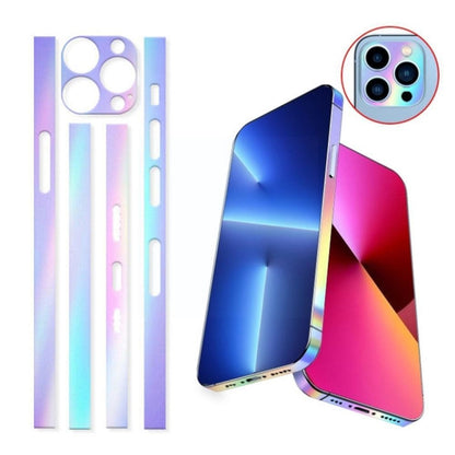 For iPhone 12 2 Sets Dazzle Colour Luminous Side Frame Film - iPhone 12 / 12 Pro Tempered Glass by buy2fix | Online Shopping UK | buy2fix