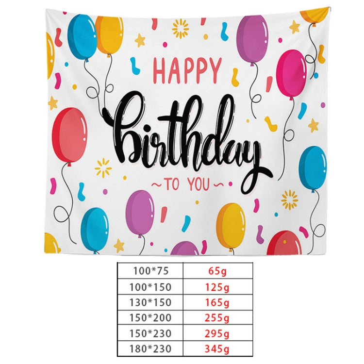 Happy Birthday Photo Backdrop Party Decoration Tapestry, Size: 150x130cm(GT56-7) - Camera Accessories by buy2fix | Online Shopping UK | buy2fix