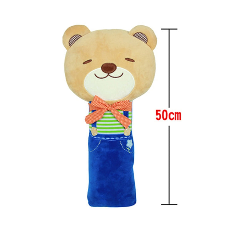 50cm Children Car Belt Cartoon Shoulder Protector Pillow(Fire Red Fox) - In Car by buy2fix | Online Shopping UK | buy2fix