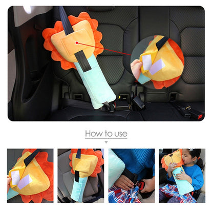 50cm Children Car Belt Cartoon Shoulder Protector Pillow(Rocket) - In Car by buy2fix | Online Shopping UK | buy2fix
