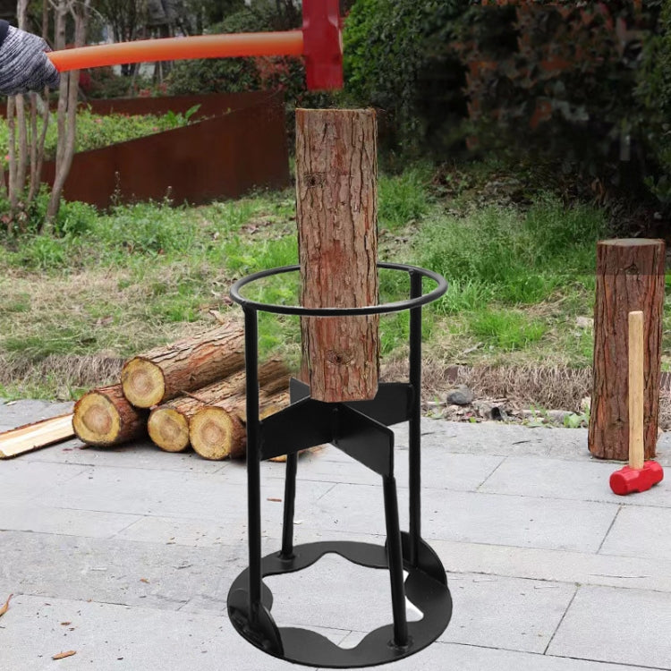 Cross Firewood Kindling Splitter Manual Log Splitter with Carbon Steel Cutter Head, Model: Large B Type - Wood Chopping Tool by buy2fix | Online Shopping UK | buy2fix