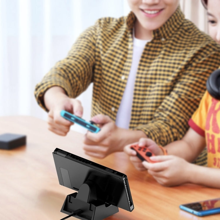 Game Console Handle Stand Charger For Nintendo Switch/Switch Oled/Switch Lite(Black) - Charger & Power by buy2fix | Online Shopping UK | buy2fix