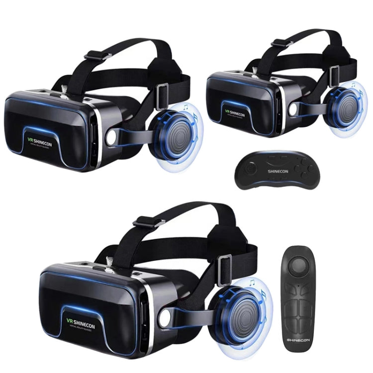 VRSHINECON G04EA+B03 Handle 7th VR Glasses 3D Virtual Reality Game Digital Glasses With Headset - Consumer Electronics by VRSHINECON | Online Shopping UK | buy2fix