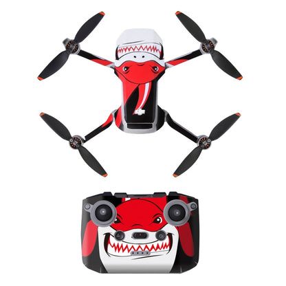 Sunnylife MM2-TZ452 For DJI Mini 2 Waterproof PVC Drone Body + Arm + Remote Control Decorative Protective Stickers Set(Shark Red) - DJI & GoPro Accessories by Sunnylife | Online Shopping UK | buy2fix