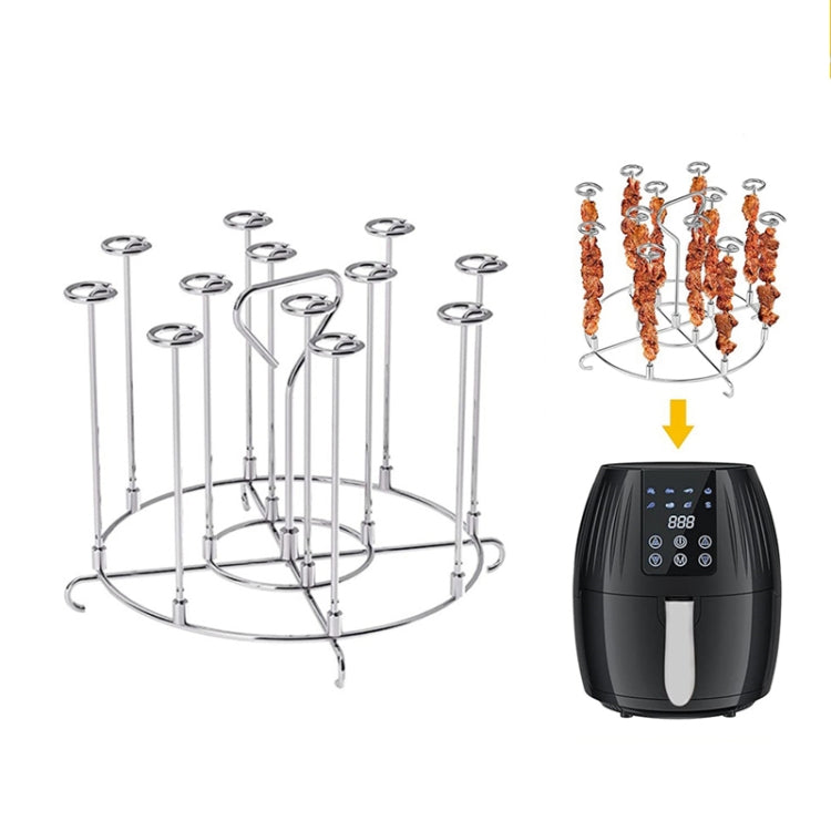 6QT Skewer Stand Grill Dehydrator Rack Air Fryer Accessories - Kitchen Machine Accessories by buy2fix | Online Shopping UK | buy2fix