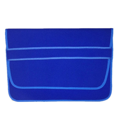 10 Inch Neoprene Laptop Lining Bag Horizontal Section Flap Clutch Bag(Blue) -  by buy2fix | Online Shopping UK | buy2fix