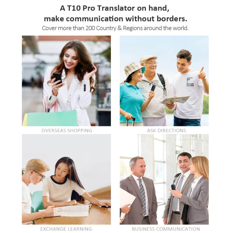 T10Pro Wifi Artificial Intelligence Photo / Recording Translating Machine Supports 138 Languages(Black) - Consumer Electronics by buy2fix | Online Shopping UK | buy2fix