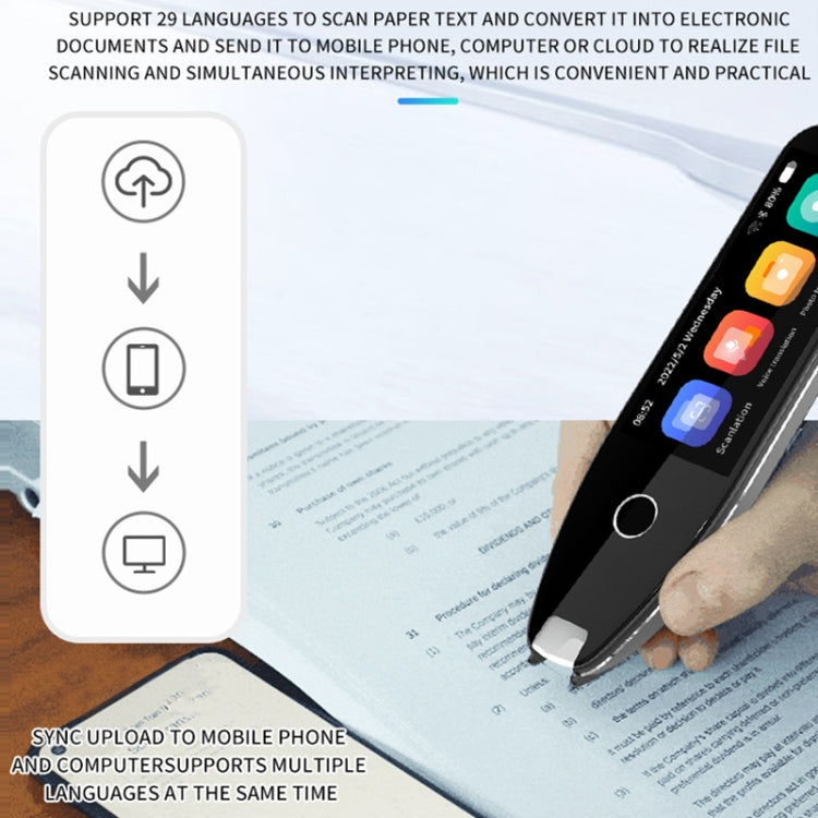 Hishell 3.5 inch Offline Photo Scanning Pen Dictionary Translation Recording Pen(S40) -  by Hishell | Online Shopping UK | buy2fix